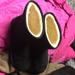 Furry boots